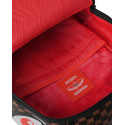 SPRAYGROUND SHARKS IN PARIS WTF BUBBLE BROWN CHECK BACKPACK