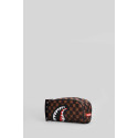 SPRAYGROUND SHARKS IN PARIS WTF BUBBLE  ASTUCCIO BROWN CHECK