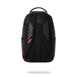 SPRAYGROUND SHARKS IN PARIS WTF BUBBLY BLACK CHECK BACKPACK