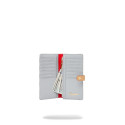 SPRAYGROUND EMBOSSED CREAM CHECK SINGLE FOLD PORTAFOGLI