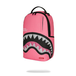 SPRAYGROUND SHARK CENTRAL PINK EMBROIDERED SHARK BACKPACK B9630