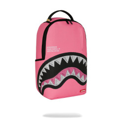SPRAYGROUND SHARK CENTRAL PINK EMBROIDERED SHARK BACKPACK B9630