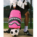 SPRAYGROUND SHARK CENTRAL PINK EMBROIDERED SHARK BACKPACK B9630