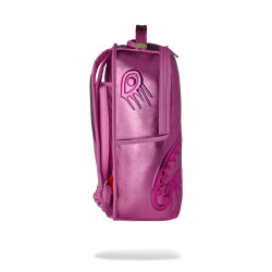 SPRAYGROUND METALLIC PINK METALLIC DRIP BACKPACK B8391