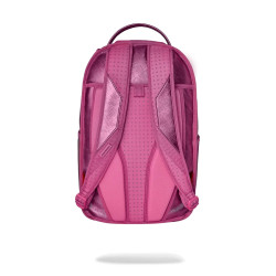 SPRAYGROUND METALLIC PINK METALLIC DRIP BACKPACK B8391