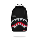 SPRAYGROUND SHARK CENTRAL BLACK EMBROIDERED SHARK BACKPACK B9629