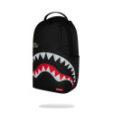 SPRAYGROUND SHARK CENTRAL BLACK EMBROIDERED SHARK BACKPACK B9629