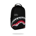 SPRAYGROUND SHARK CENTRAL BLACK EMBROIDERED SHARK BACKPACK B9629