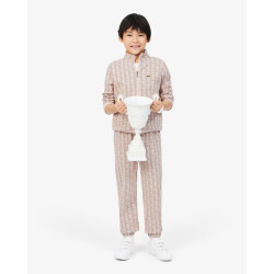 Lacoste Tuta Monogramma Junior Cream- Brown SJ2707