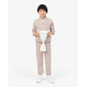 Lacoste Tuta Monogramma Junior Cream- Brown SJ2707
