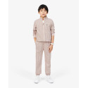 Lacoste Tuta Monogramma Junior Cream- Brown SJ2707