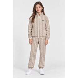 Lacoste Tuta Monogramma Junior Cream- Brown SJ2707