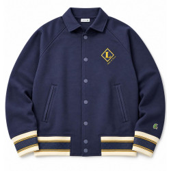 Lacoste Tuta con Stemma Made in France BH8614-XH8615 Blu-Avorio