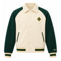 Lacoste Tuta con Stemma Made in France BH8614-XH8615 Verde-Avorio