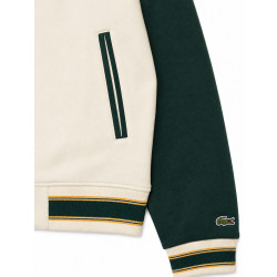 Lacoste Tuta con Stemma Made in France BH8614-XH8615 Verde-Avorio