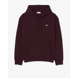 Lacoste Felpa con cappuccio in tessuto felpato SH8863 Bordeaux