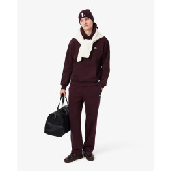 Lacoste Felpa con cappuccio in tessuto felpato SH8863 Bordeaux