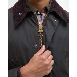 Barbour Giacca Uomo cerata corta Bedale Verde