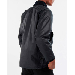 Barbour Giacca Uomo cerata Corta Bedale Blu