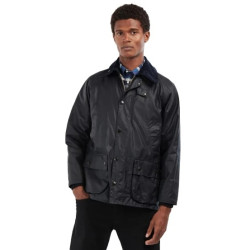 Barbour Giacca Uomo cerata Corta Bedale Blu