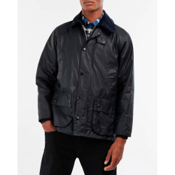 Barbour Giacca Uomo cerata Corta Bedale Blu