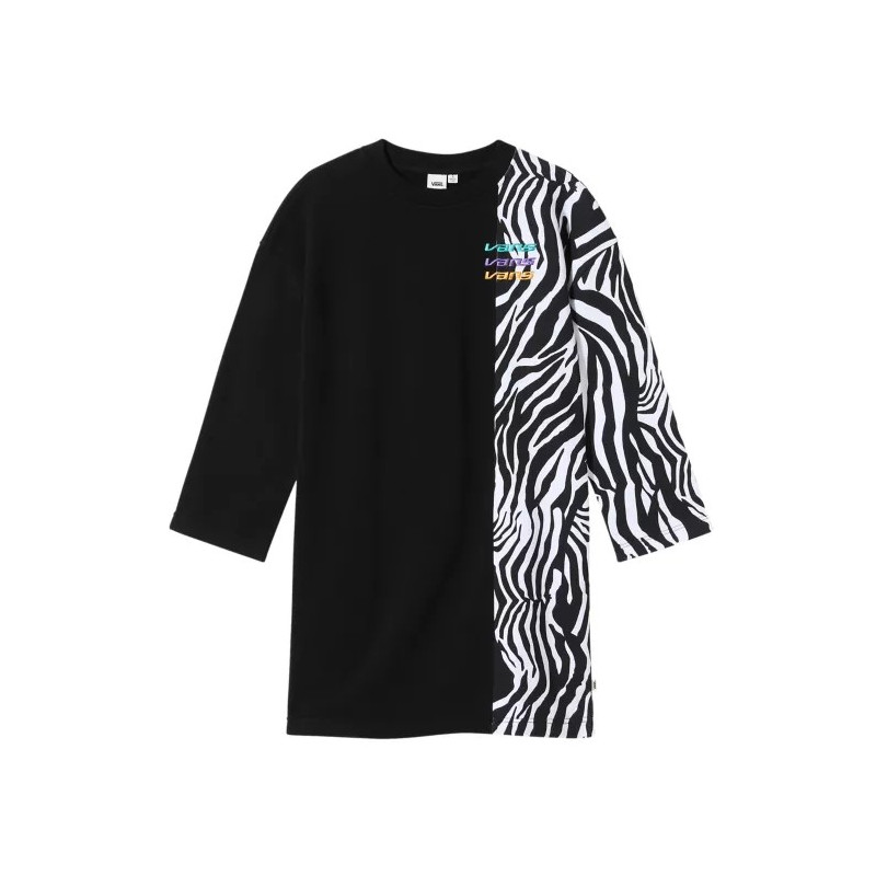VANS VESTITO ZEBRA CHROMO II  VN0A47YGZBR