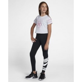 Nike Sportswear Leggings ragazza CU8943 Nero/Rosa
