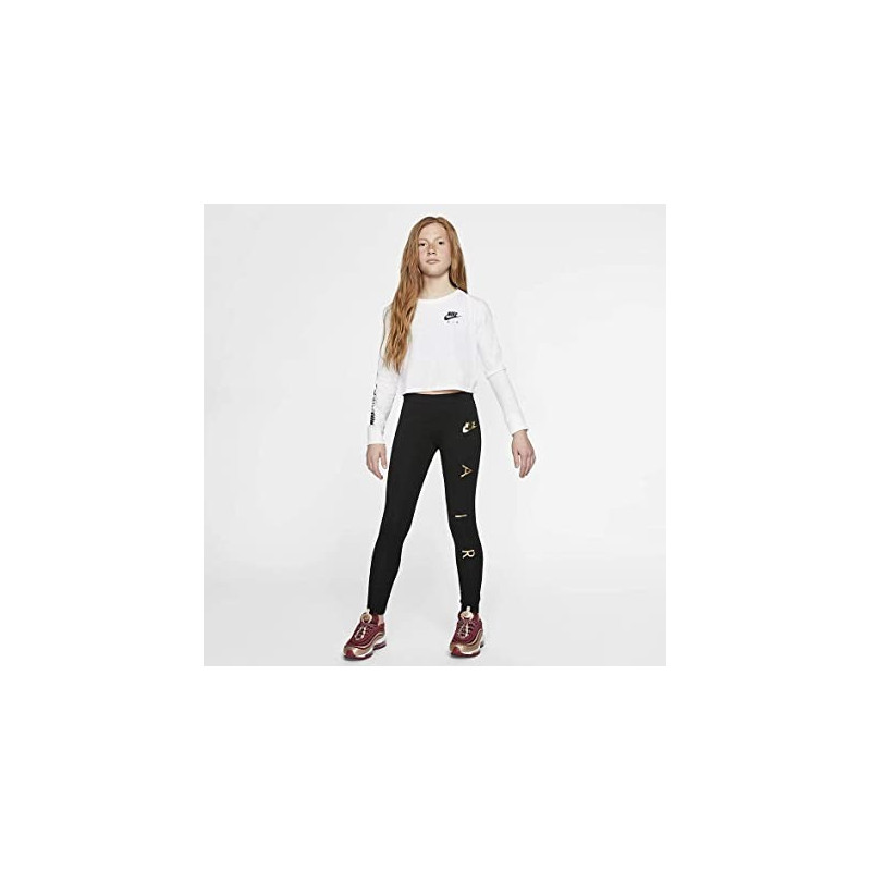 NIKE Leggings Nike Air J-strech Jr AQ9176 Nero/Oro