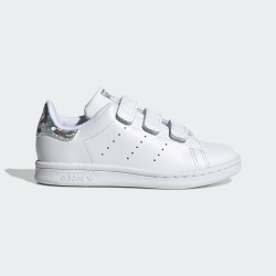 ADIDAS  STAN SMITH GIRL EE8484 BIANCO GLITTER