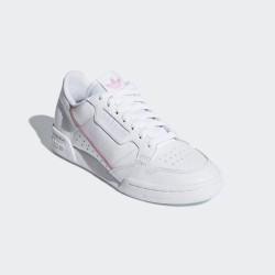 ADIDAS CONTINENTAL 80 SHOES LADY G27722 Bianco/rosa