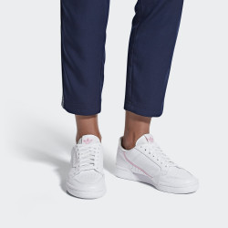 ADIDAS CONTINENTAL 80 SHOES LADY G27722 Bianco/rosa