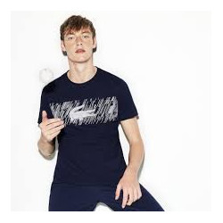 LACOSTE T-shirt  uomo BLU  Lacoste SPORT TH3496