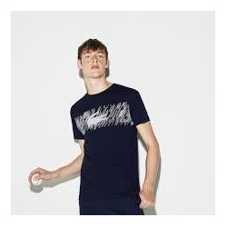 LACOSTE T-shirt  uomo BLU  Lacoste SPORT TH3496
