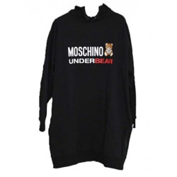 MOSCHINO MAXI FELPA A1724  NERO
