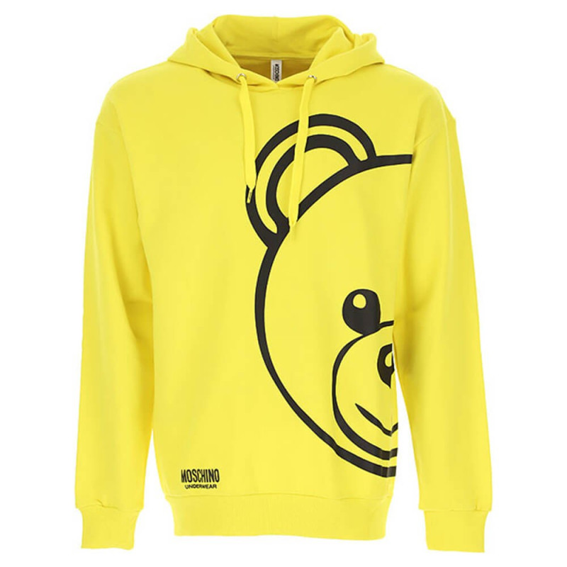 MOSCHINO FELPA UOMO A1717 GIALLO