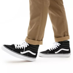 VANS SK8-HI SHOES NERO/BIANCO