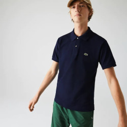 Polo Lacoste L.12.12 di taglio classico in petit piqué Blu