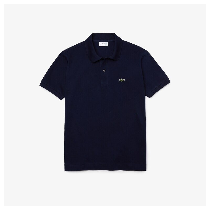 Polo Lacoste L.12.12 di taglio classico in petit piqué Blu