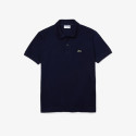 Polo Lacoste L.12.12 di taglio classico in petit piqué Blu