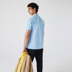 Lacoste Polo L.12.12 di taglio classico in petit piqué Celeste