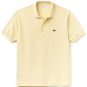 Lacoste Polo  in petit piqué chiné L1264 Giallo Amamelide