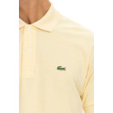 Lacoste Polo  in petit piqué chiné L1264 Giallo Amamelide