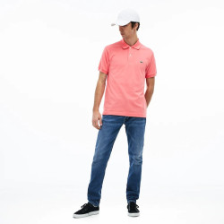 Lacoste Polo L.12.12 di taglio classico in petit piqué Rosa