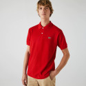 Lacoste Polo L.12.12 di taglio classico in petit piqué Rosso