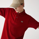 Lacoste Polo L.12.12 di taglio classico in petit piqué Bordeaux