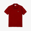 Lacoste Polo L.12.12 di taglio classico in petit piqué Bordeaux
