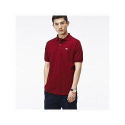 Lacoste Polo L.12.12 di taglio classico in petit piqué Bordeaux