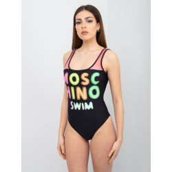 Moschino Costume Intero Donna A8113 Nero/Fluo