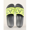 EA7 Ciabatte slider con maxi-logo XCP001 Fluo