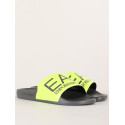 EA7 Ciabatte slider con maxi-logo XCP001 Fluo